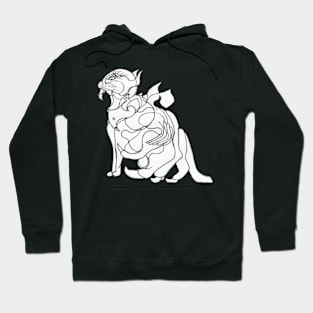 Cat in motion Hoodie